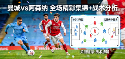 曼城对阵阿森纳全场精彩比赛集锦与战术分析视频封面